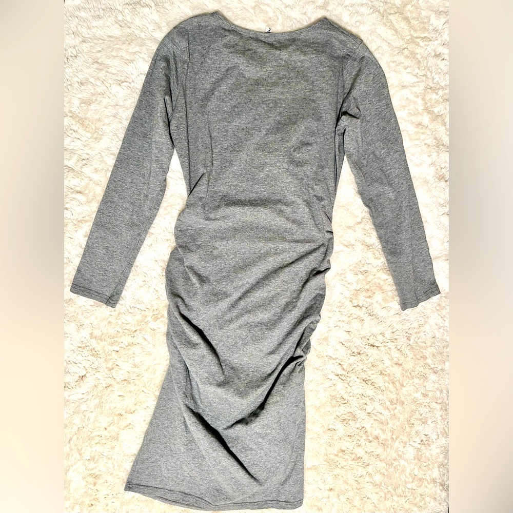 Bodycon Ruched Midi Dress